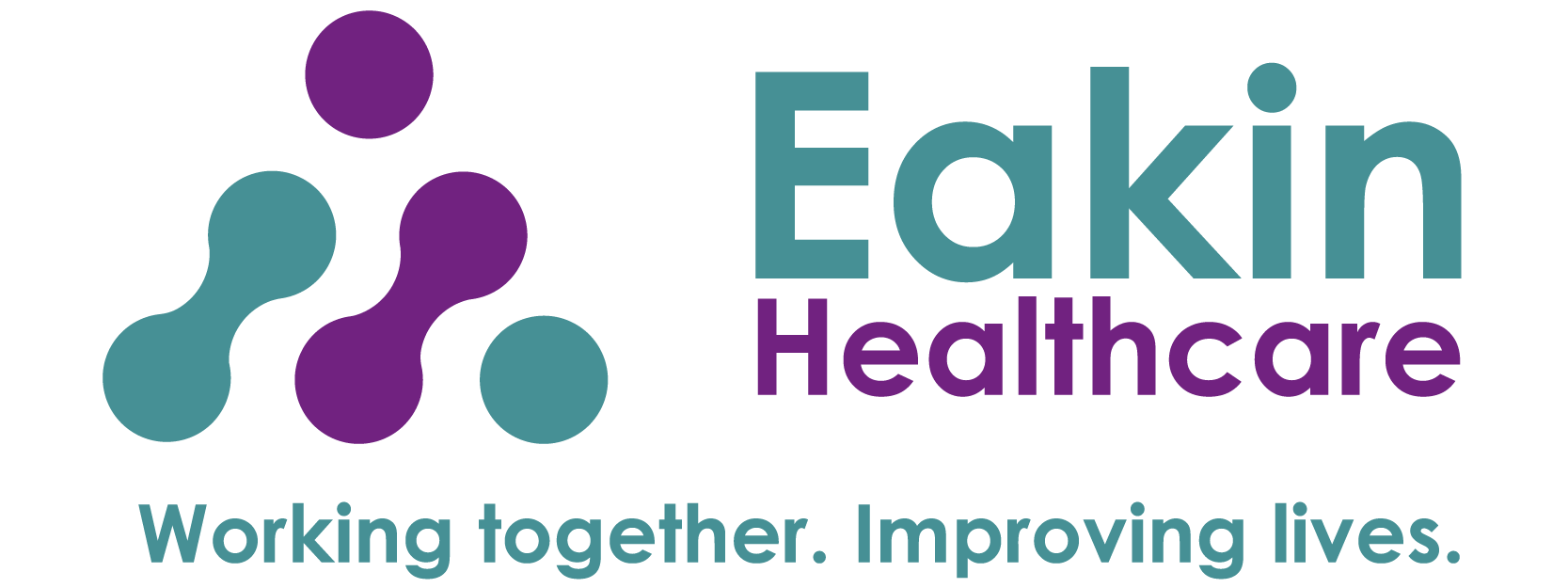 Eakin Healthcare logo and motto
